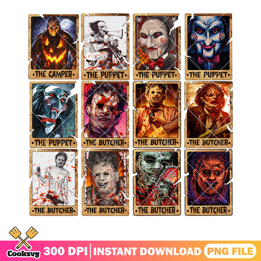 The serial killer png bundle, the butcher png, jason voorheez png