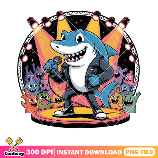 The singer shark poster png, bruce the shark png, finding nemo png