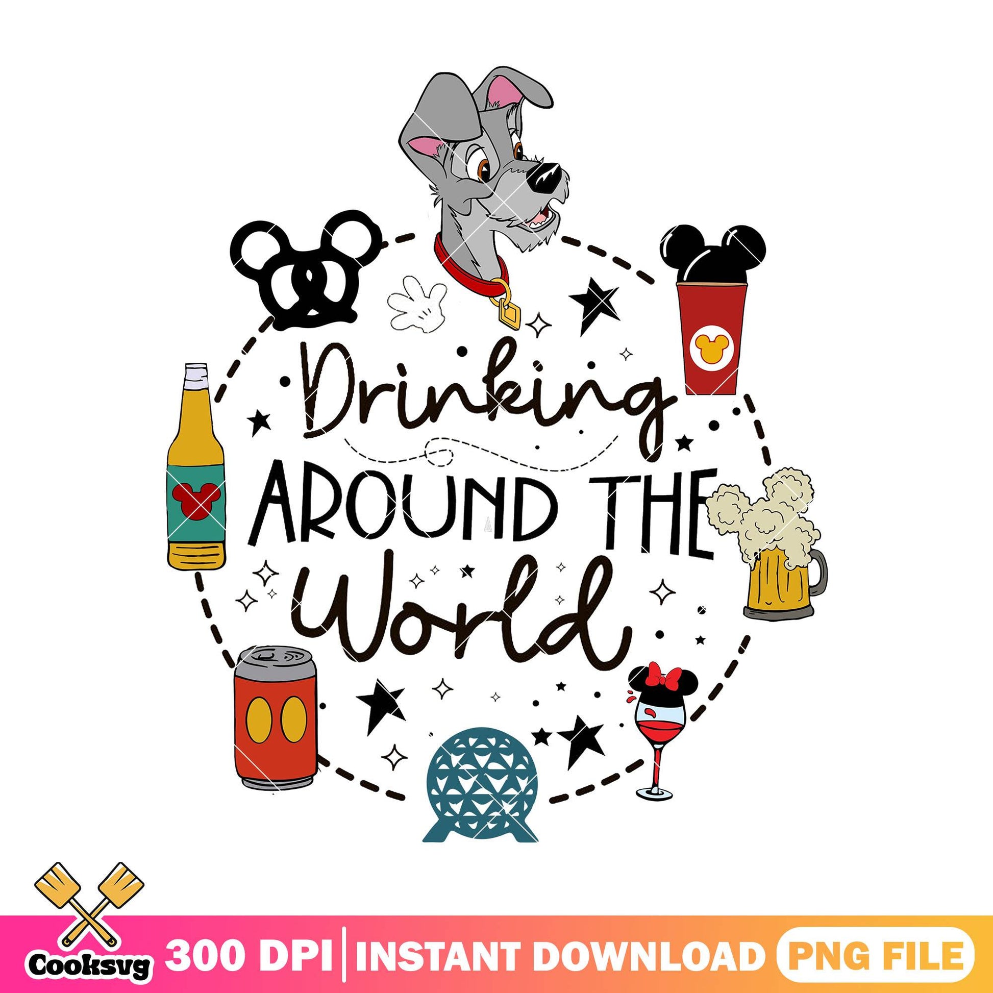 The tramp drink world png, the tramp​ png, disney drinks png