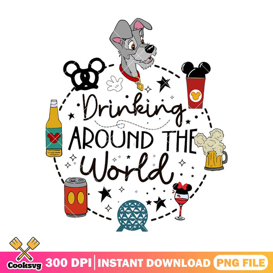 The tramp drink world png, the tramp​ png, disney drinks png