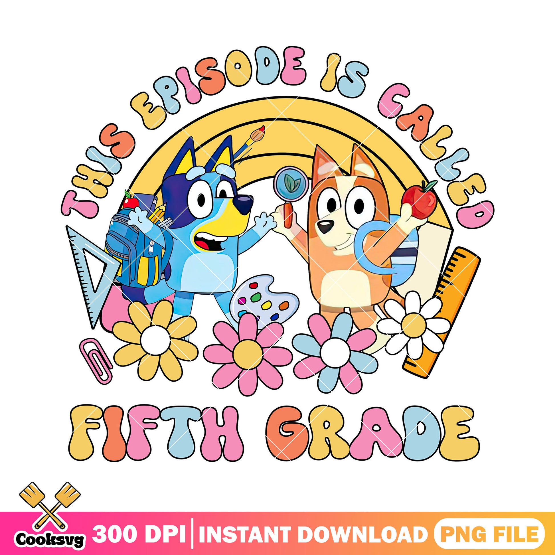 This episode is called png, fifth grade png, back to school art png