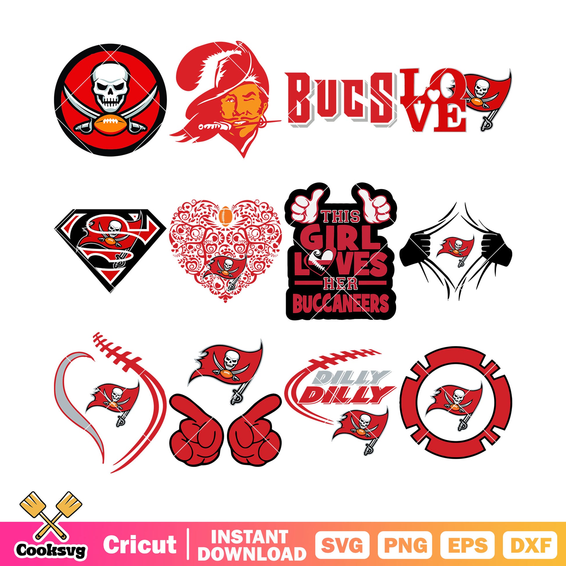 This girl loves her buccaneers bundle svg, Tampa Bay Buccaneers bundle svg