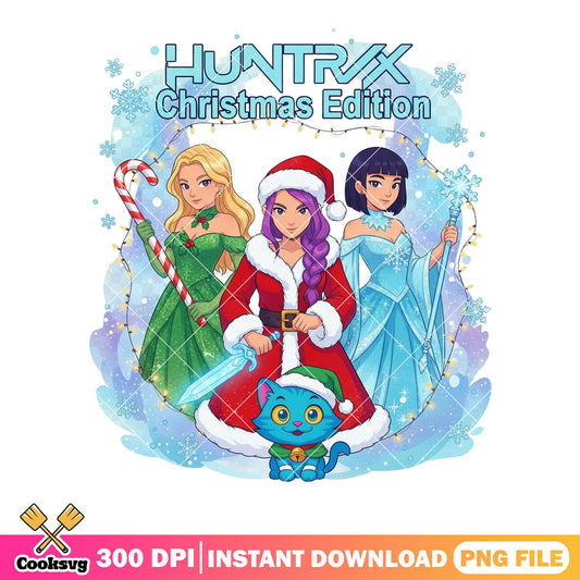 Three princess christmas png, mira huntrix png, kpop demon hunters png