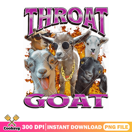 Throat gangster goat png, goat simulator​ png, funny memes ​png