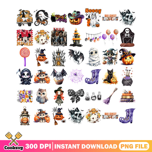 Thug witchcraft png bundle, bluey movie png, hocus pocus png