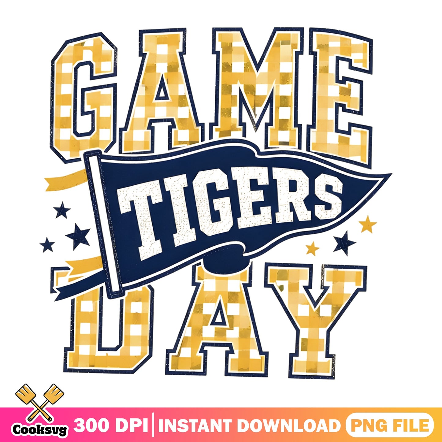 Tigers Game Day PNG, Football Game Day PNG, Team Spirit PNG