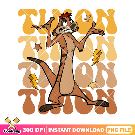 Timon disney lion vibes png, disney lion king​ png, disney timon png