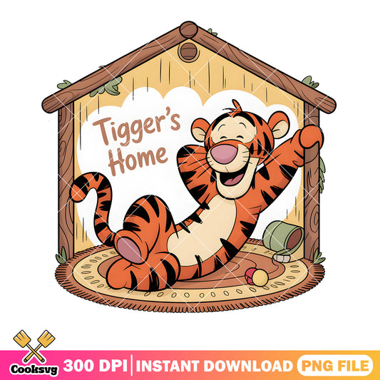 Tiny tiger pooh movie png, disney tiger png, pooh friends png