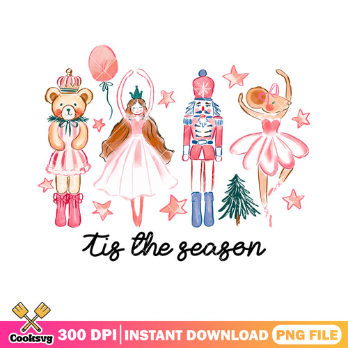 Tis the season toy soldier png, merry xmas png, the nutcracker png