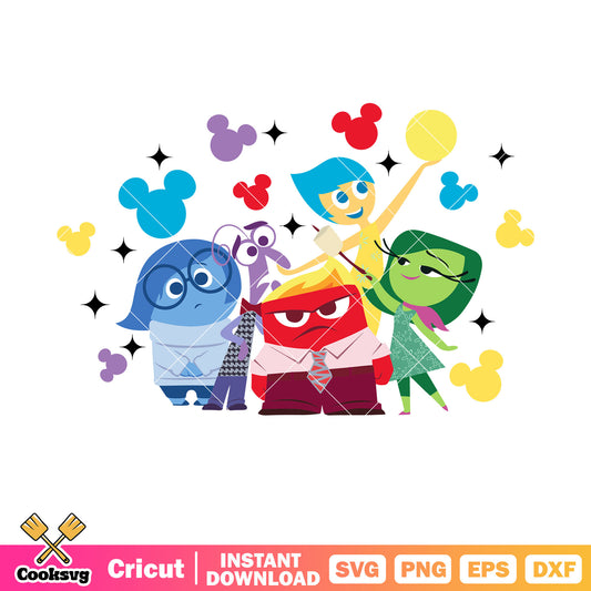 Today is core memory day disney svg, disney inside out 2 svg