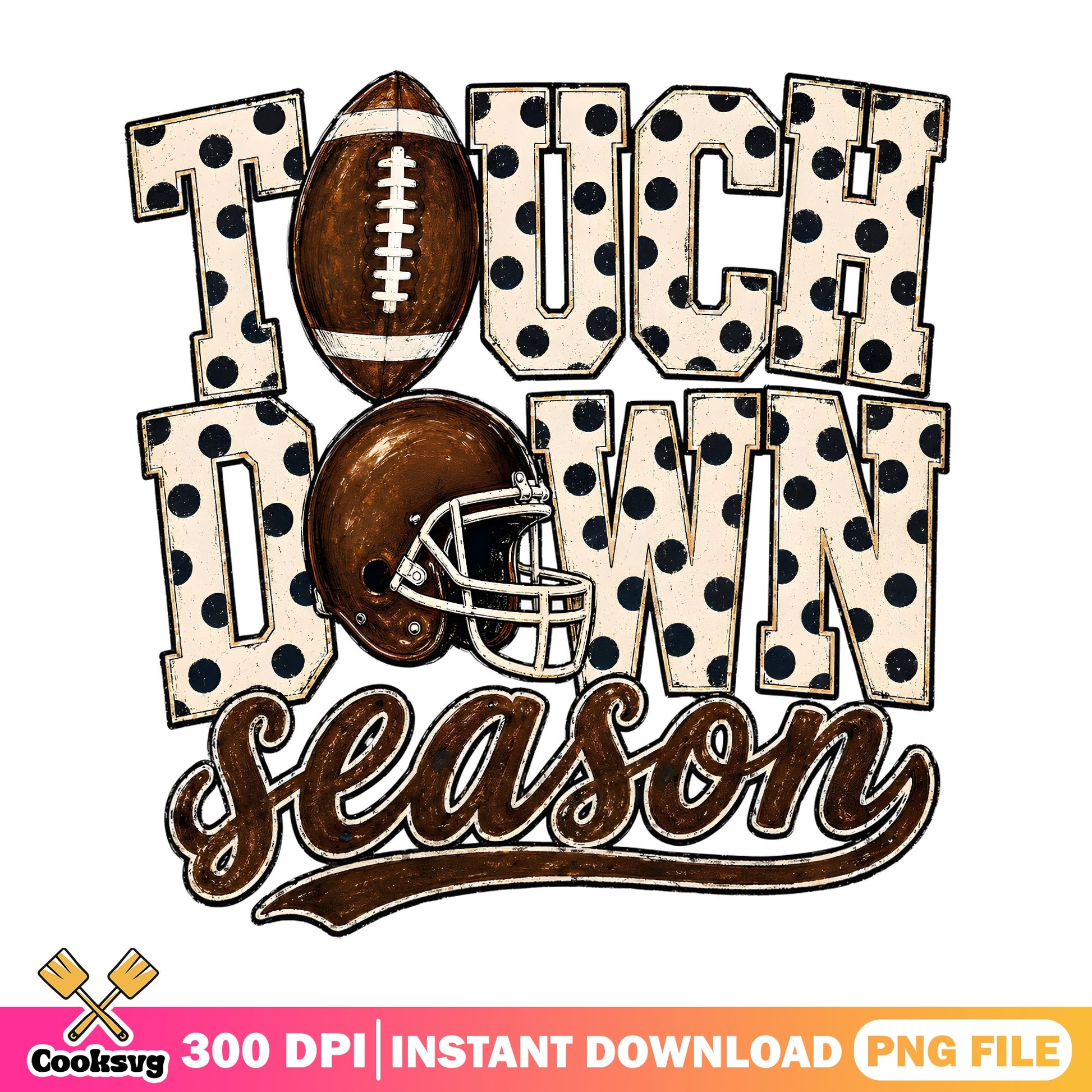 Touchdown Season PNG, Football Season PNG, Game Day PNG