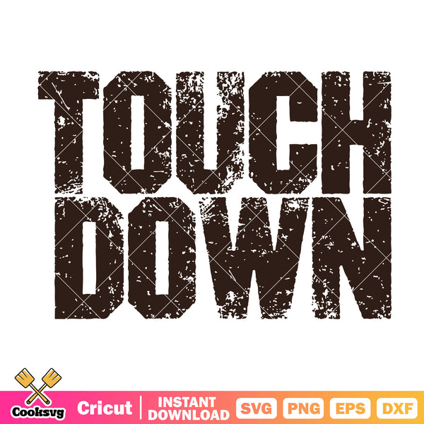 Touch down svg, touch down football svg, retro football svg – Cooksvg