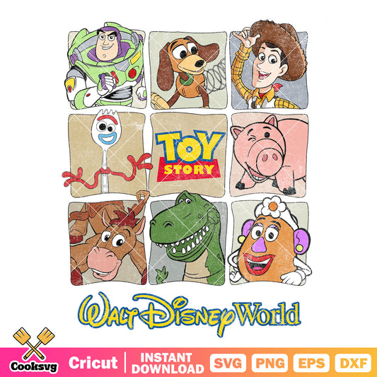 Toy Story Characters Walt Disney World PNG, Walt Disney World PNG