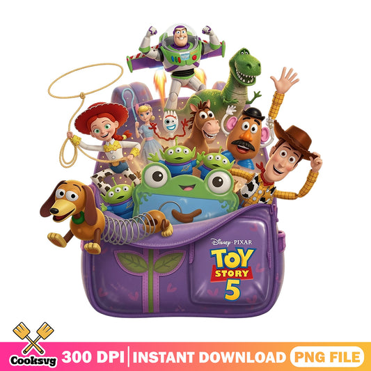 Toy Story 5 Characters PNG, Disney Pixar Woody Buzz PNG, PNG