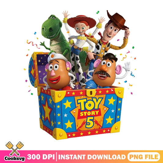 Toy Story 5 Characters PNG, Woody Jessie Rex PNG, Disney PNG