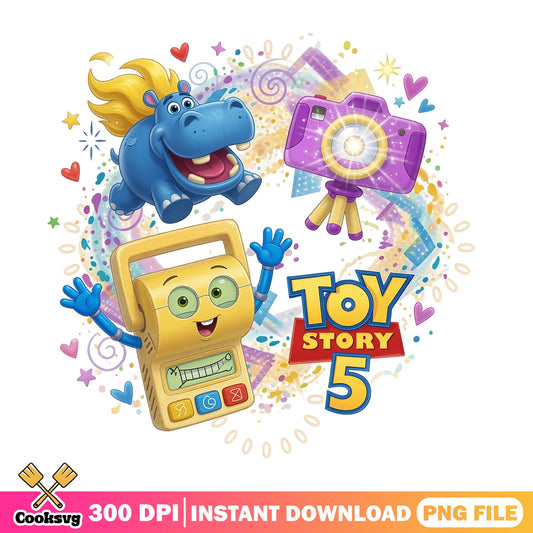 Toy Story 5 New Characters PNG, Disney Pixar PNG, Kids PNG