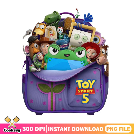 Toy Story 5 PNG Bundle, Buzz Lightyear Woody PNG, Disney Pixar PNG
