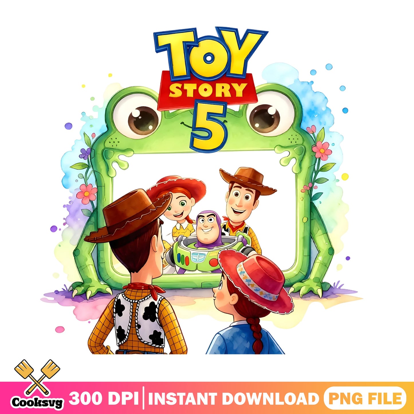 Toy Story 5 PNG, Woody Buzz Lightyear Jessie PNG, Disney PNG