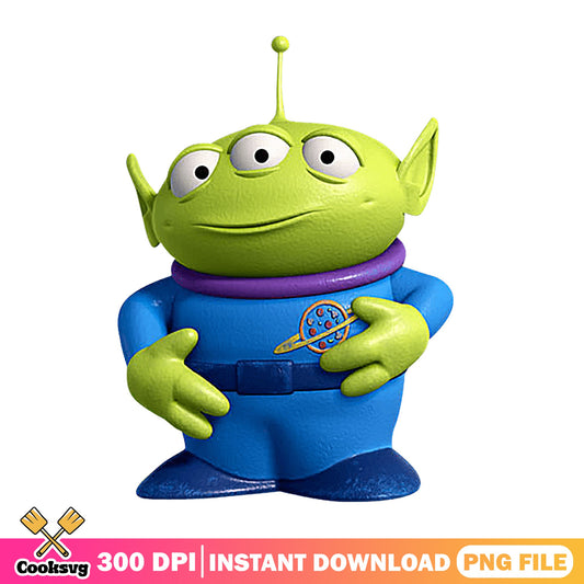 Toy Story Alien PNG, Disney Pixar Character PNG, Little Green Men PNG
