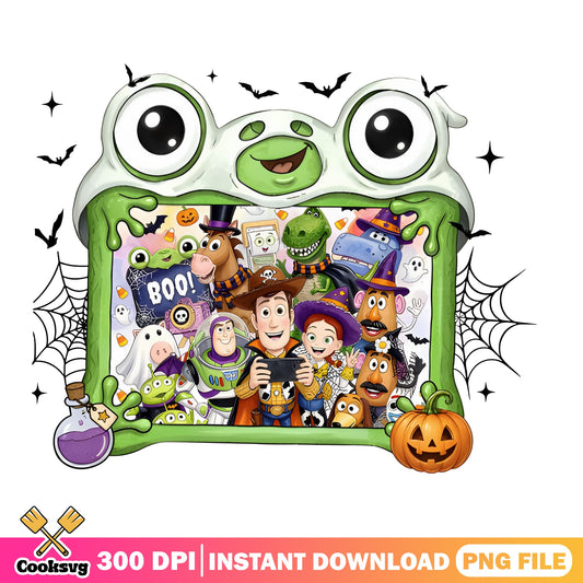 Toy Story Halloween PNG, Disney Halloween PNG, Spooky Toys PNG