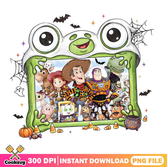 Toy Story Halloween PNG, Disney Halloween PNG, Woody Buzz PNG