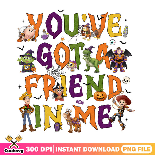Toy Story Halloween PNG, You've Got A Friend In Me, Disney PNG