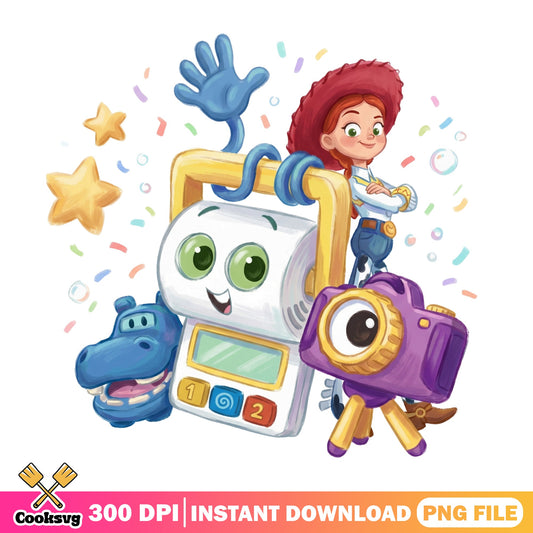 Toy Story Jessie And Friends PNG, Disney Toy Story PNG, Birthday PNG