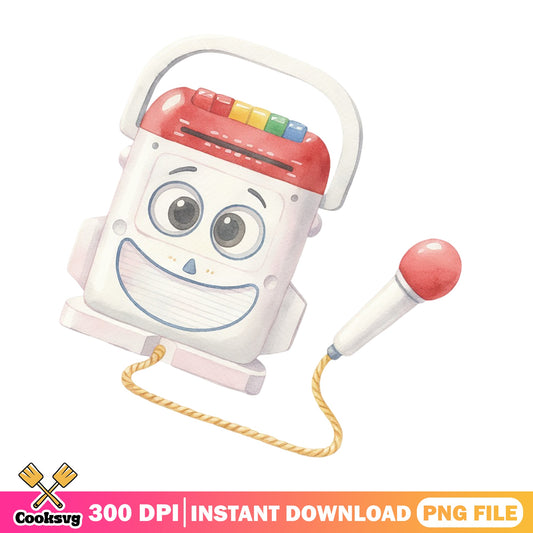 Toy Story Karaoke Machine PNG, Toy Story Character PNG, Disney PNG