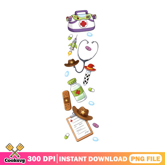 Toy Story Nurse PNG, Disney Nurse PNG, Buzz Lightyear Nurse PNG