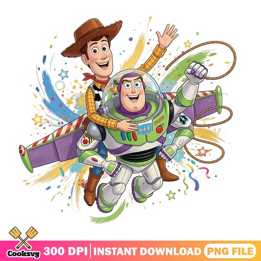 Toy Story Woody And Buzz Lightyear PNG, Disney PNG, Pixar PNG