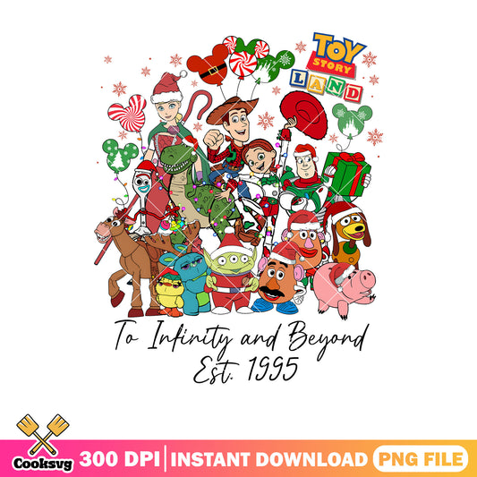 Toy to infinity and beyond christmas png