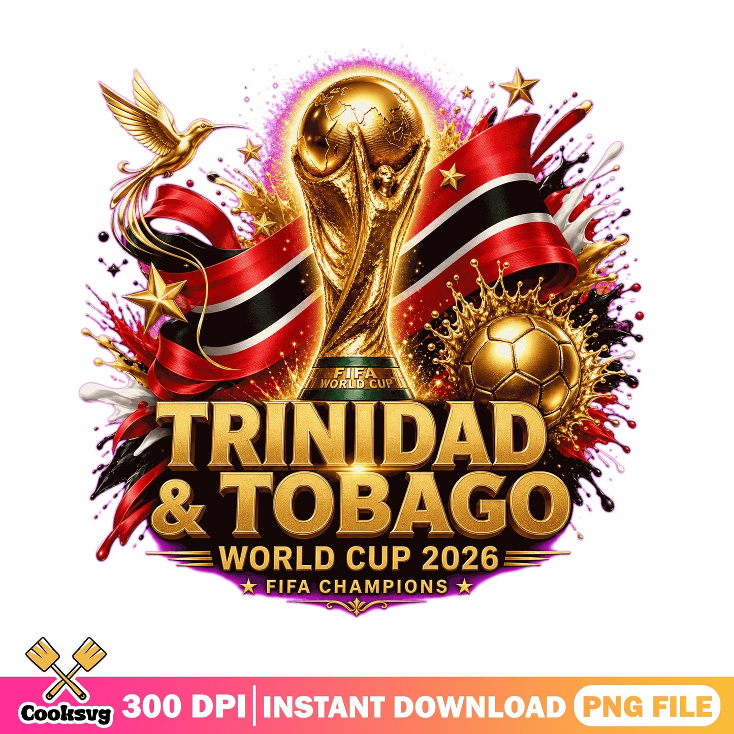 Trinidad And Tobago World Cup 2026 PNG, Soccer PNG, FIFA PNG