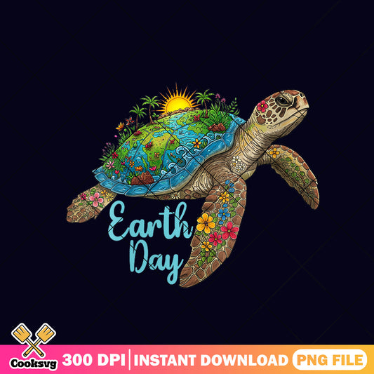 Turtle sea earth day png, earth day activities png, earth png
