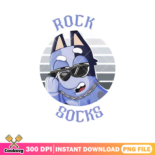 Uncle stripe heeler bluey rock socks png, character bluey png, bluey friends png