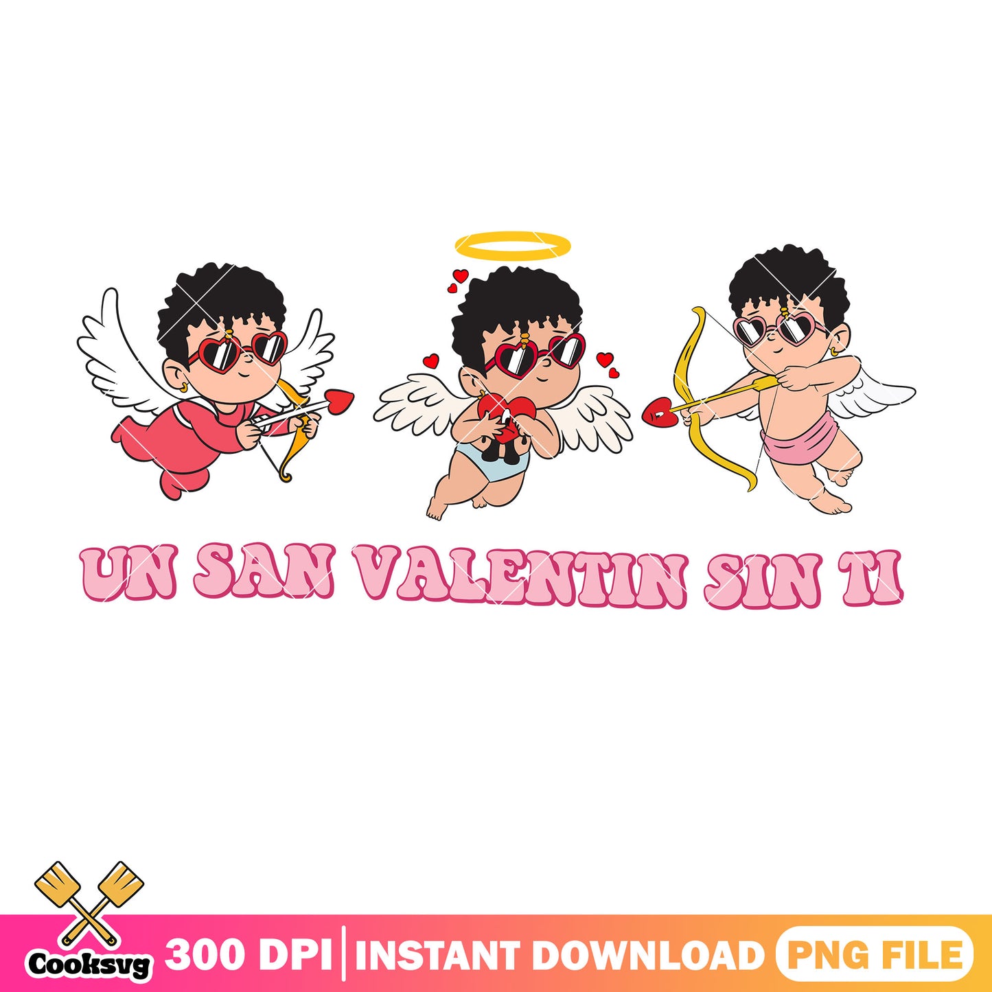 Un san valentin bad bunny cupid png, bad bunny valentines png