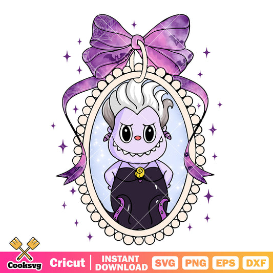 Ursula labubu costume png