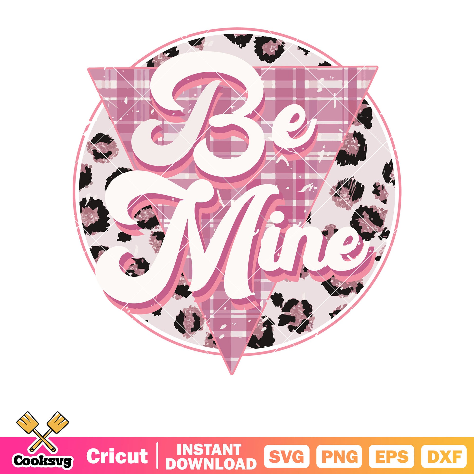 Valentine be mine circle logo svg, valentine be mine svg, valentine day svg