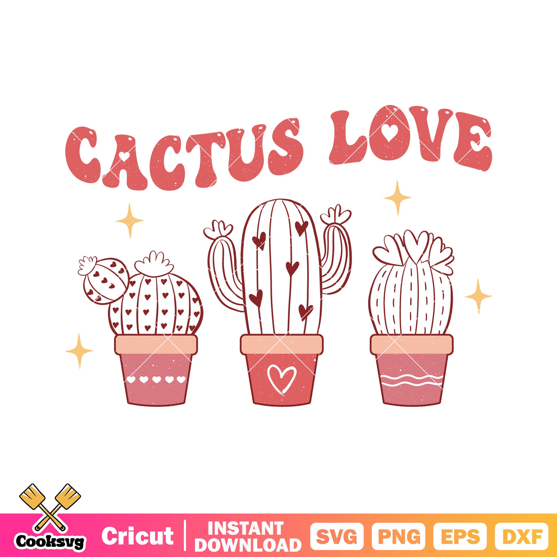 Valentine cactus love svg design, cactus valentine svg, love valentine svg