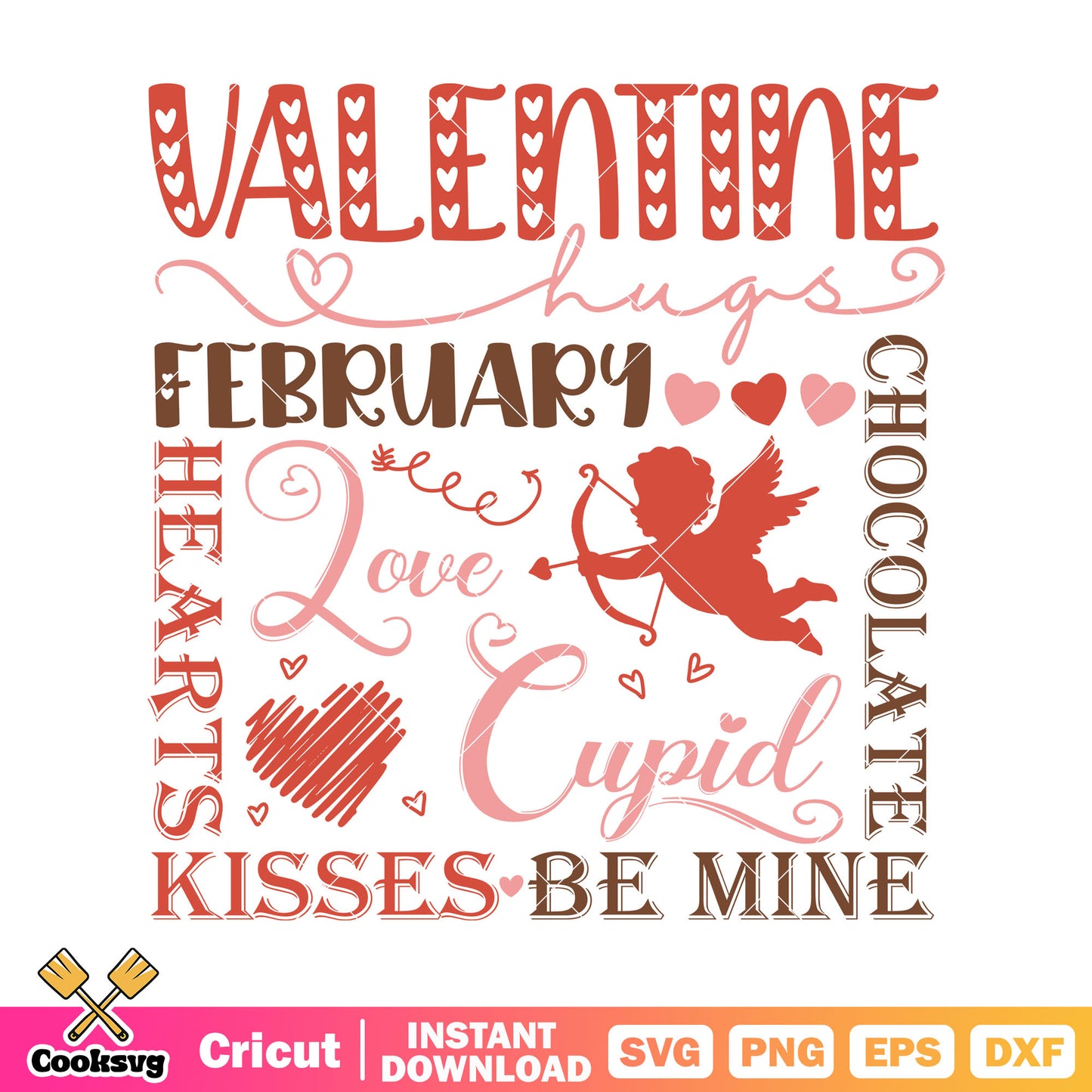 Valentine february love cupid svg, cupid valentine svg