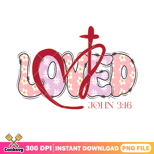 Valentine john 3 16 png,  happy valentine day png, valentine design png
