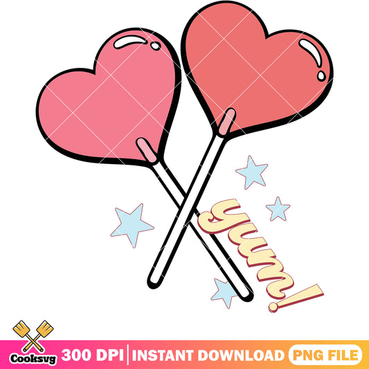 Valentine love lollipop png, candy valentine png, love valentine png