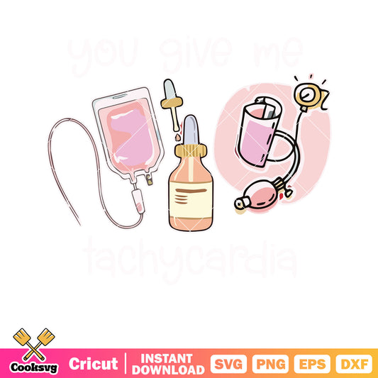 Valentine medical device svg, medical devices​ svg, valentine nurse svg