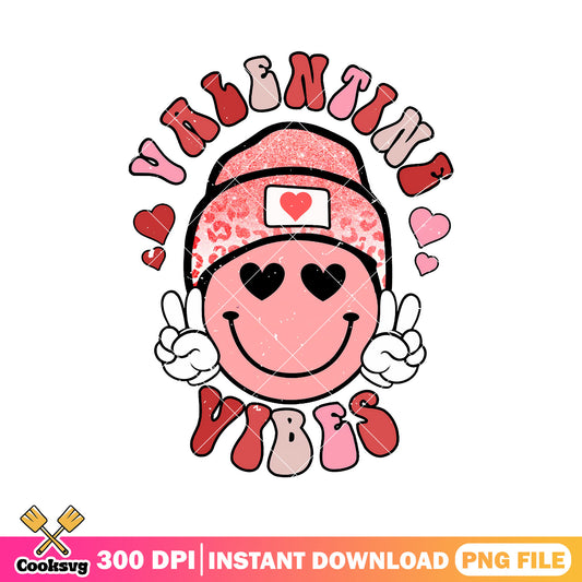 Valentine vibes icon smile png file, valentine vibes png