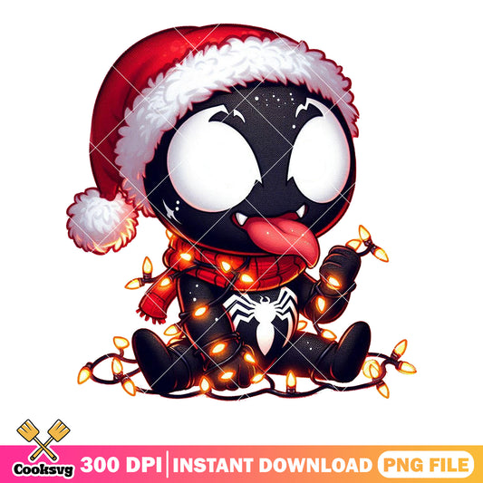 Venom christmas sweater​ png, venom decor png , venom funny png
