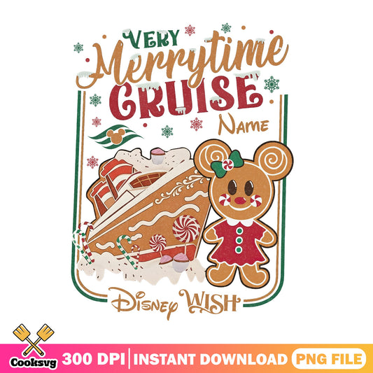 Very merrytime cruise Minnie