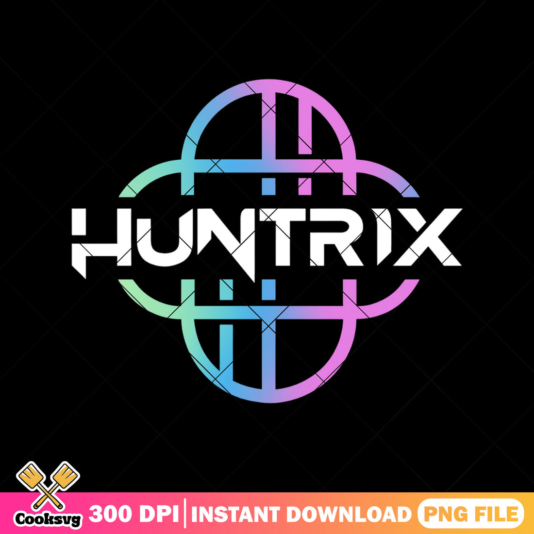 Vibrant theme huntrix logo png, huntrix logo png, huntrix band png ...
