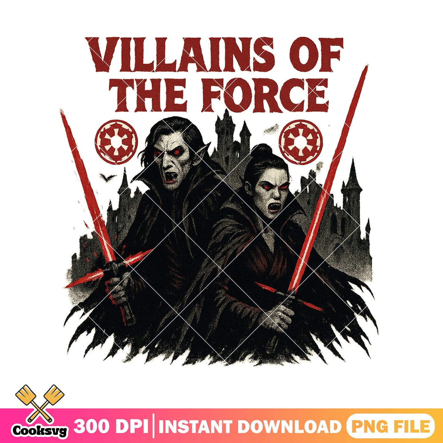 Villains of the force png, star wars movies png, spirt halloween​ png