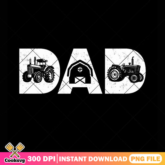 Vintage Farming Father Farm Lover Farmer png, tractor ​png, tractor png