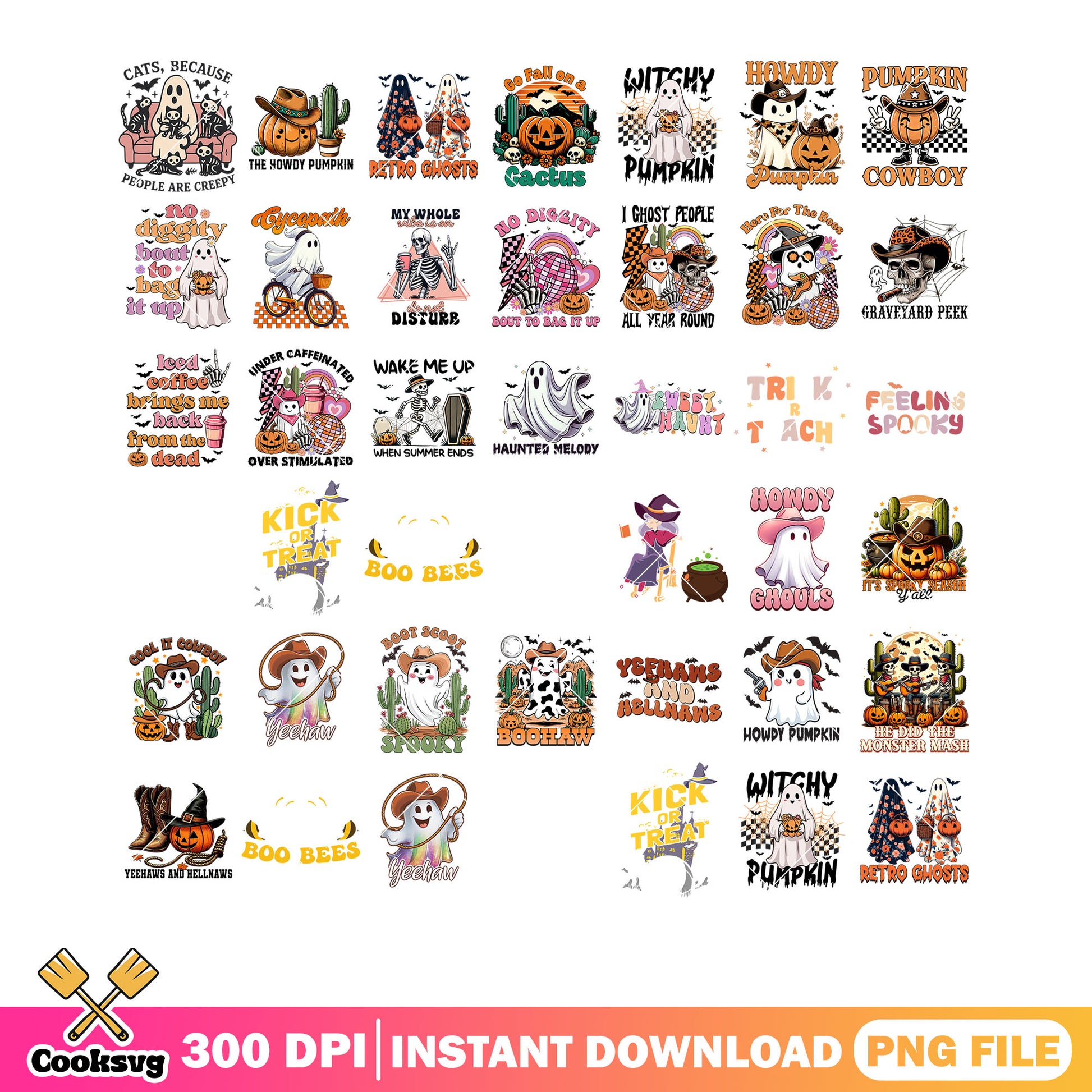 Wake me up whien summer ends png bundle, witches hat png, ghost costume png