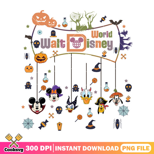 Walt disney spirit halloween png, halloween town png, disney plus png